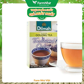 Trà Dilmah Traditional Oolong Tea All Natural 30g Túi bạc đặc biệt 20 túi x 1.5gr Ô Long truyền thống