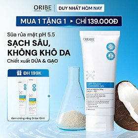 Sữa rửa mặt làm sạch dịu nhẹ Oribe Soft Touch dưỡng da ẩm mịn mềm mại dành cho mọi loại da
