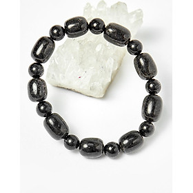 Vòng nữ lu thống thạch anh tóc đen hạt 10.6x8.6mm, đk 52mm mệnh thủy, mộc - Ngọc Quý Gemstones