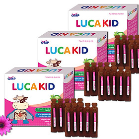 3 Hộp Thực phẩm Siro LUCA KID giảm ho long đờm Dành cho trẻ nhỏ