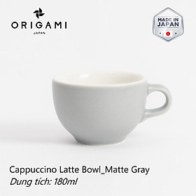 Ly sứ Origami Cappuccino Latte Bowl 180ml uống trà cà phê