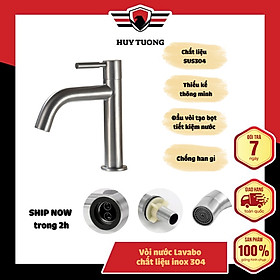 Mua Vòi Lavabo Lạnh inox SUS 304_Vòi Chậu Lavabo_ vòi lavabo inox cao cấp dùng cho chậu rửa mặt