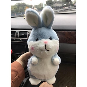 Thỏ bông xanh lông xù sz 35cm