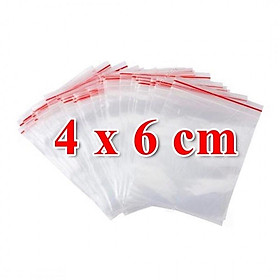 Mua 1kg túi zip chỉ đỏ 4x6