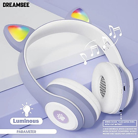 Mua Tai Nghe Bluetooth 5.0 Ct-930 Hình Tai Mèo Có Thể Gấp Gọn Cho Điện Thoại