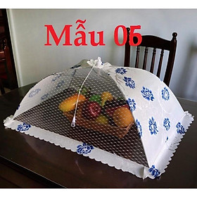 Chụp Lồng Bàn đậy đồ ăn Họa Tiết Đẹp hình Chữ Nhật