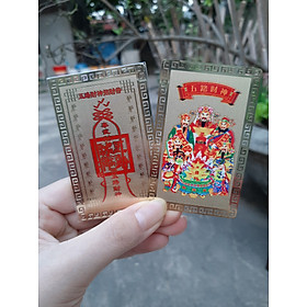 Mua Ngũ Lộ Thần Tài - Khai Cung Tài Lộc  Bình An - Để Ốp Lưng Điện Thoại  Để Ví(thẻ đồng)