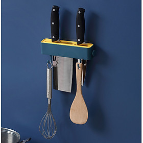 Kệ nhựa đựng dao dán tường có 2 móc - Chính hãng HENRYSA