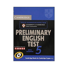 Cambridge Preliminary English Test 5 Student's Book with Answers