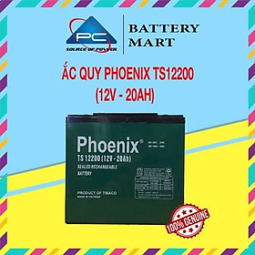 Bình Ắc Quy Khô PHOENIX TS12200 12V-20AH Dùng Cho UPS, Loa Kéo, Lưu Điện