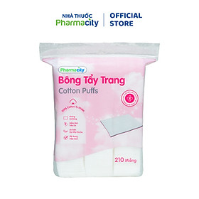 Bông tẩy trang dạng túi lớn tiết kiệm Pharmacity (210 miếng)