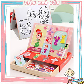 Đồ chơi trẻ em bé gái ghép hình nhà thiết kế thời trang - trò chơi giáo dục phát triển cho Bé. - Búp bê