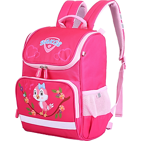 Balo học sinh thời trang sakos simple - họa tiết dễ thương, siêu nhẹ, chống gù bảo vệ đôi vai và cột sống của trẻ