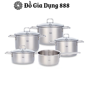 Bộ nồi 5 món Fissler Hamburg- Hàng chính hãng 100%