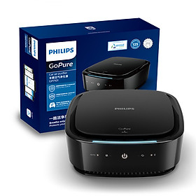 Máy lọc không khí, khử mùi trong xe ô tô cao cấp Philips GP7101 cảm biến chất lượng không khí 3 màu AQI, công suất 3.5W, điều khiển từ xa qua App điện thoại - Hàng nhập khẩu