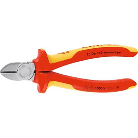 Mua Kềm Cắt Mặt Chéo Mạ Crom  Cách Điện Knipex 180mm 70 06 180 - Hàng Chính Hãng 100% từ Đức