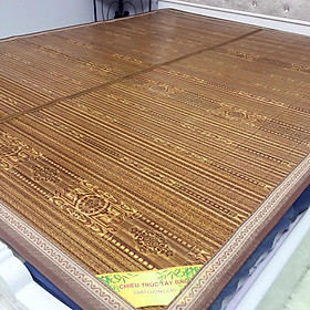 Mua Chiếu trúc tăm vân gỗ in hoa màu gỗ - Họa Tiết Ngẫu Nhiên