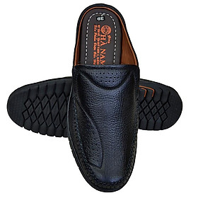 Dép Bít Mũi Nam Da Bò Thật TiTi ĐÔ Cao Cấp GSB2093d