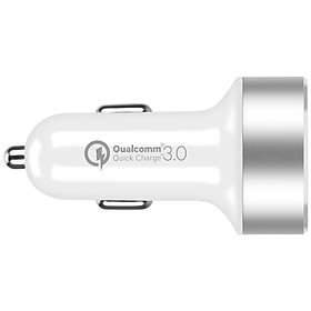 Tẩu sạc xe hơi 2 cổng USB QC 3.0 - Hàng chính hãng MOMAX