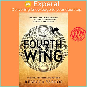 Sách - Fourth Wing - The Empyrean by Rebecca Yarros (UK edition, Paperback)