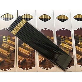 Mua Bộ 10 đôi Đũa mạ vàng cao cấp đũa khảm vàng hàn quốc Chống Trơn- Chống Trượt- Chống Mốc