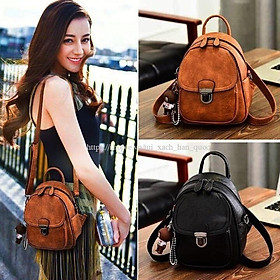 Balo Nữ Da Mềm Đẹp + Tặng Móc Gấu Dễ Thương H104