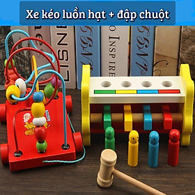 Combo 2 món đồ chơi gỗ thông minh dành cho bé từ 1-3 tuổi