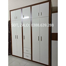 Tủ gỗ mdf có tầng để chăn màn