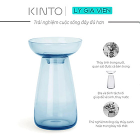 Mua Lọ Thủy Tinh Cắm Hoa Kinto Aqua Culture Vase Small  dung tích 200 ml  đường kính 8 cm  cao 13 cm