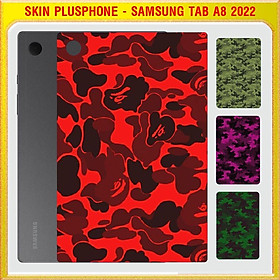 Mua Dán Skin cho mặt sau Samsung Tab A8 2022 10.5 inch mẫu matrix camo