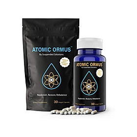 Suspended Solutions - Atomic ORMUS - Capsules - MONATOMIC Gold Capsules - 100% Pure ORMUS Powder - 100% Vegan - ormus Gold, monatomic Gold,(30 Capsules)