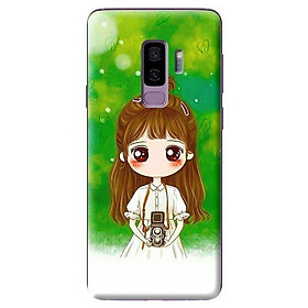 Ốp Lưng Điện Thoại Dành Cho Samsung Galaxy S9 Plus - Anime Cô Gái Búi Tóc