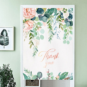 Mua Rèm Vải Khoen Lỗ  Khoen Ri Đô  Rèm Dán DÀN HOA HỒNG Vải Dày Khả Năng Chống Nắng Cao