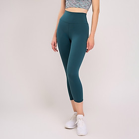 Quần Lửng Tập Yoga Gym Luxury Hibi Sports QL405 Kiểu Trơn, Lưng Cao Tôn Dáng, Chất Vải Cao Cấp Hi Fabric