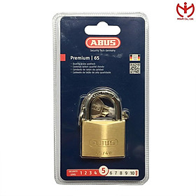 Ổ khóa ABUS 65/40 thân đồng rộng 40mm 3 chìa răng - MSOFT