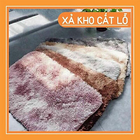 Mua Thảm lau chân lông loang mềm mịn ️ Thảm trải sàn