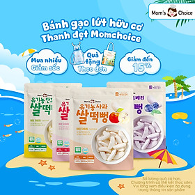 Bánh ăn dặm cho bé 6 tháng Moms Choice từ gạo hữu cơ Hàn Quốc - ALADDINVINA