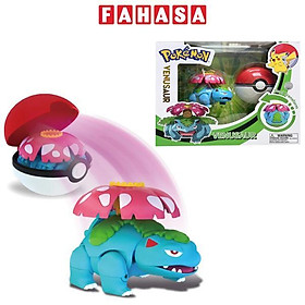 Đồ chơi bóng pokemon biến hình: venusaur - pokemon toys zc8903e