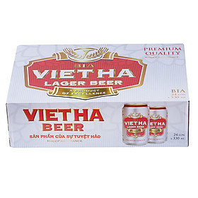 Thùng 24 Lon Bia Việt Hà (330ml)