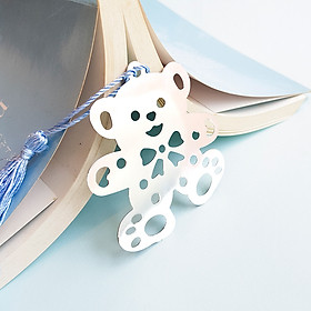 Bookmark Kim Loại Gấu Dây Xanh