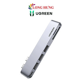 Cổng chuyển đổi Ugreen 6-in-1 Multifunction Adapter USB-C Hub CM251 60560 - Hàng chính hãng
