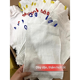 Mua Sét 10 khăn lau cotton hàng 2 lớp dày dặn xuất Nhật KT 20x30cm
