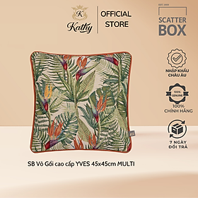Mua SCATTER BOX Vỏ Gối Cao Cấp nhập khẩu Ireland Anh Quốc ISLA màu GREEN kích thước 43X43CM phong cách cổ điển