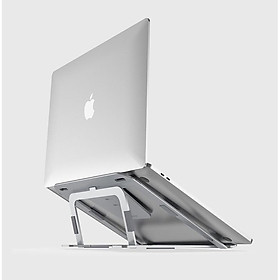 Kệ Giá Đỡ Laptop Macbook Hợp Kim Nhôm Chắc Chắn, Điều Chỉnh Độ Cao Nhiều Cấp Độ