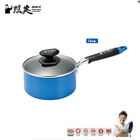 Nồi chống dính cao cấp 5 lớp đáy từ có tay cầm Show-A - Size 16cm - Hàng nội địa Nhật Bản.