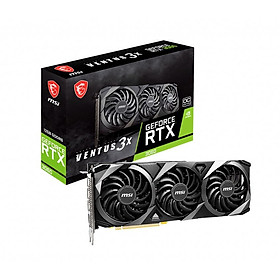 Card màn hình MSI RTX 3060 VENTUS 3X OC 12 GB (12GB GDDR6, 192-bit, HDMI +DP, 1x8-pin)- HÀNG CHÍNH HÃNG