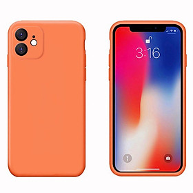 Ốp Lưng Silicone Dẻo Lót Nhung Nỉ Chống Sốc Dành Cho Các Dòng Điện Thoại iPhone 11 ( 6.1