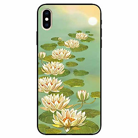 Ốp lưng dành cho Iphone Xs Max mẫu Bảy Bước Sen