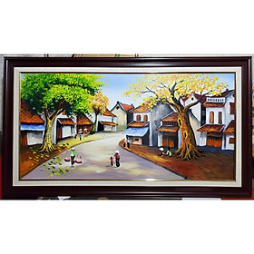 Mua TRANH VẼ SƠN DẦU - PHỐ CỔ HÀ NỘI