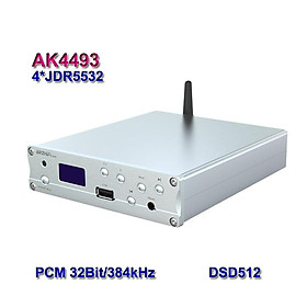 AKM AK4493 DAC JRC5532 Bluetooth DAC Board Bộ giải mã âm thanh HIFI USB 32Bit/384kHz DSD DSD512